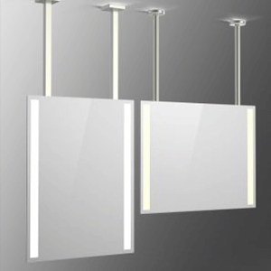 Stainless steel brackets for grand mirrors lighted mirror products