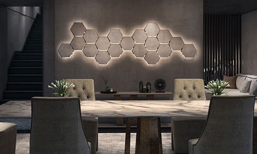 Grand Mirrors MOSAIC installed in kitchen