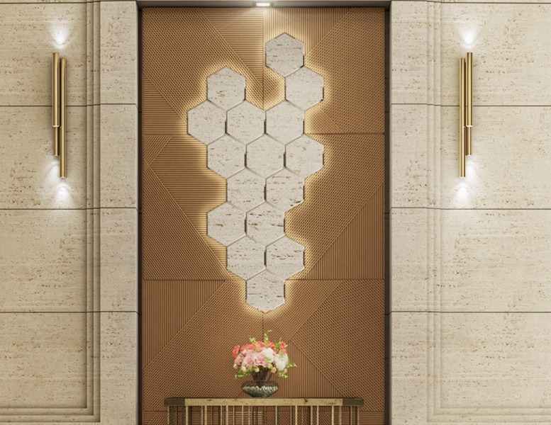 Deco Modula Mirror in a Luxury Home